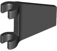 Bandeira Lego 2x2 Trapezoidal Preta