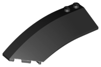 Cunha 8x3x2 Aberta Esquerda Preta