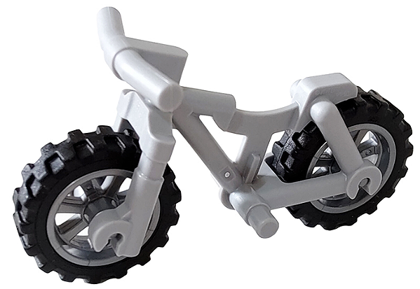 Mountain Bike Cinza Clara