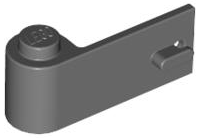 Porta 1x3x1 esquerda Cinza Escura