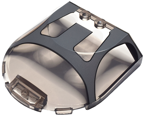 Para-brisa 6x6x1 1/3 Curvo com desenho da Pagani Utopia