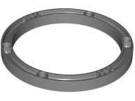 Suporte Viga 11x11 Redondo Cinza Escuro