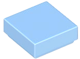 Placa Lisa 1x1 Bright Light Blue