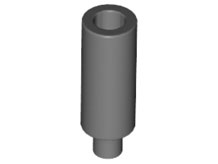 Corpo de Vela Cinza Escura