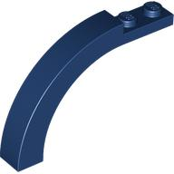 Tijolo em Arco 1x6x3 1/3 Azul Escuro