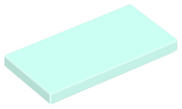 Placa Lisa 2x4 Light Aqua