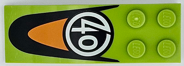 Inclinação Curva 6x2 Verde Limão com Número 40