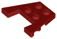 Placa em Cunha 3x4 Dark Red