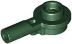 Barra 1L com 1x1 placa redonda com pino oco Verde Escura