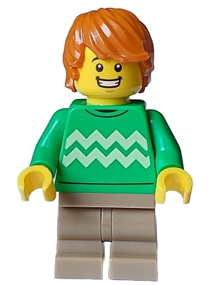 Minifigura Lego City - Adolescente Morador de Casa Aconchegante