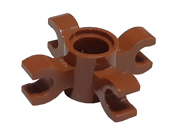 Conector de Pinos com 4 clips Marrom