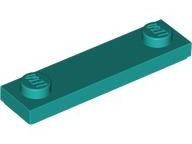 Placa Modificada 1x4 Dark Turquoise