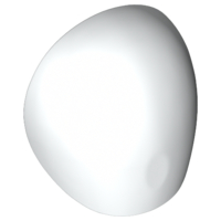 Armadura Grande Redonda Lisa Branca