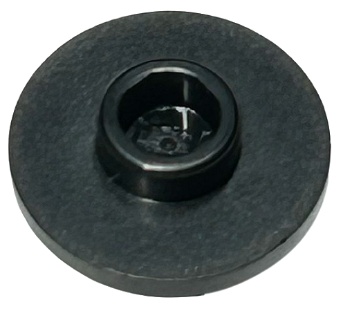 Pires de chá com pino oco Preto