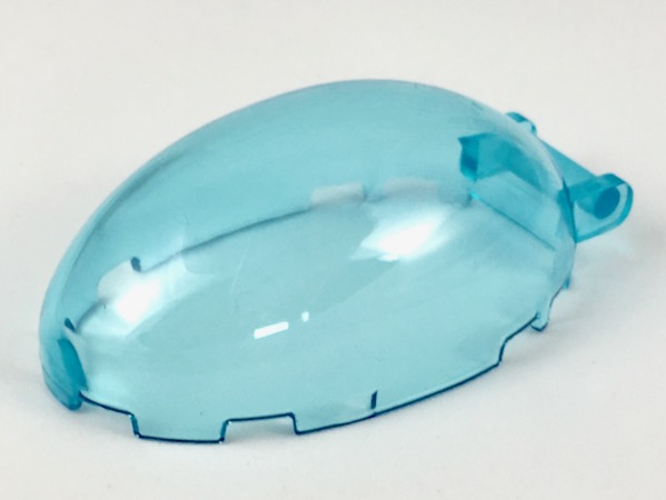 Para-brisa com alça de barra 6x4x2 Translúcido Azul Claro