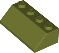 Tijolo Inclinado 45 2x4 Verde Oliva
