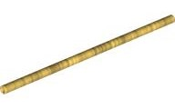 Mangueira Rígida 3mm D. 10L / 8,0cm Dourado Perolado