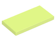 Placa Lisa 2x4 Yellowish Green