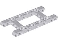 Viga 5x11x1 Moldura Central Aberta Cinza Claro