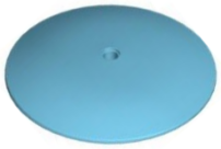 Disco 9x9 Invertido com furo de pino (Radar) Medium Azure