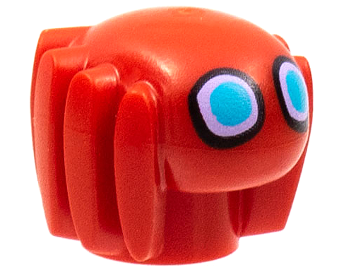 Aranha Robô Vermelha