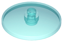 Disco estilo RADAR 4x4 com encaixe para eixo Translúcido Azul Claro