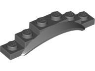 Para-Lamas 1x1/2x6x1 com arco Cinza Escuro