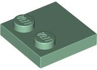 Placa Modificada 2x2 Sand Green