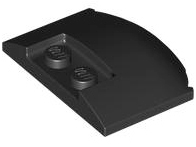 Placa em Cunha 3x4x2/3 Preta