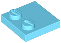 Placa Modificada 2x2 Medium Azure