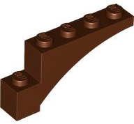 Tijolo em Arco 1x5x2 Marrom