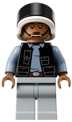 Minifigura Lego Star Wars - Soldado da Frota Rebelde - Feminina