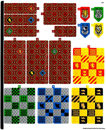 Cartela de adesivos set 76416