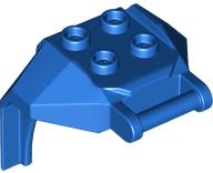 Peito de Armadura Grande de Minifigura Azul