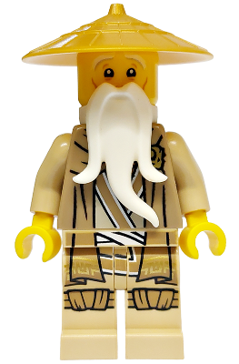 Minifigura Lego Ninjago - Wu Sensei - Dragons Rising
