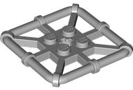 Placa Modificada 2x2 com Barra Quadrada Cinza Clara