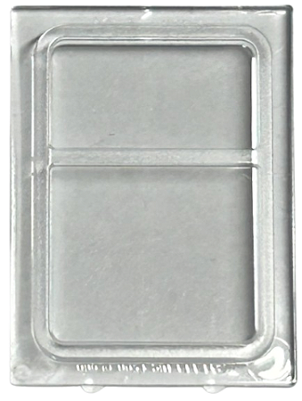 Vidro para porta do trem com bordas nas laterais Translúcido