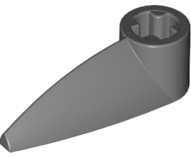 Dente com encaixe para eixo Cinza Escuro