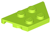 Placa 2x4 trapezoidal Verde Limão