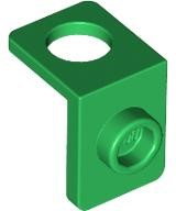 Suporte de pescoço com pino traseiro Verde