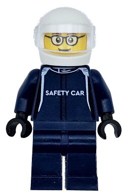 Minifigura Lego City - Piloto Aston Martin Vantage Safety Car