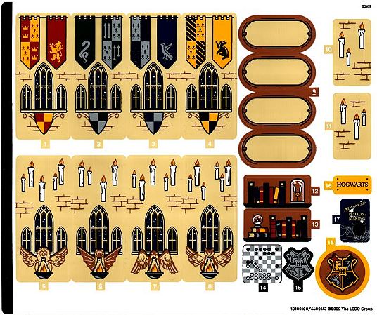 Cartela de Adesivo Set 76399 B