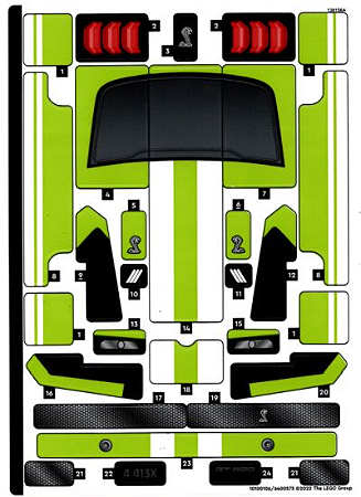 Cartela de Adesivo Set 42138