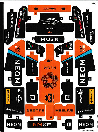 Cartela de Adesivo Set 42166