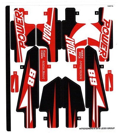 Cartela de Adesivo Set 42089