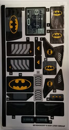 Cartela de Adesivo Set 76160