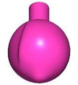 Pêssego Lego Rosa Escuro