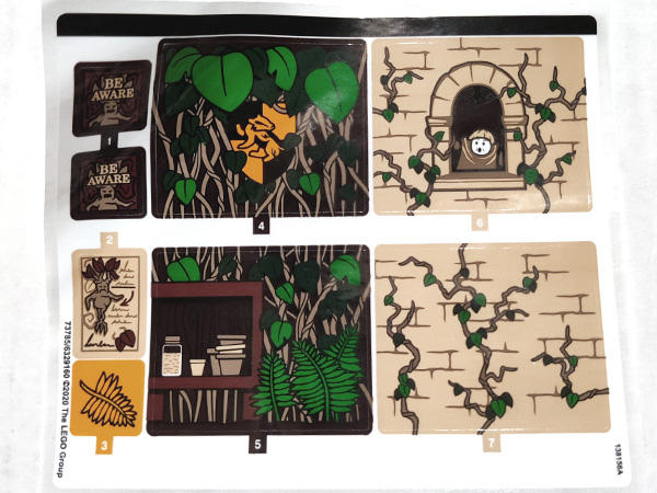 Cartela de Adesivo do Set 76384