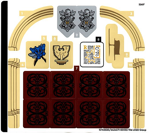 Cartela de Adesivo Set 76413