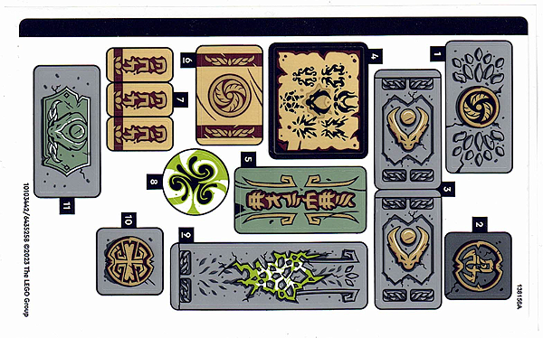 Cartela de Adesivo Set 71795